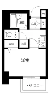 東京都港区東麻布3丁目【マンション】の間取り