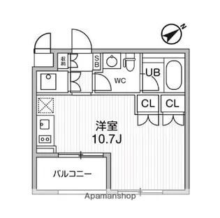 大田西馬込レジデンス【2階】の間取り