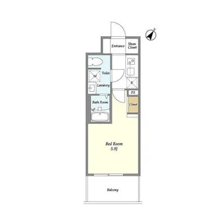 LA DOUCEUR川崎Ⅰ【7階】の間取り