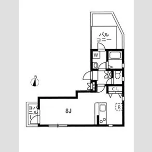 ブロッサムテラス下丸子【4階】の間取り