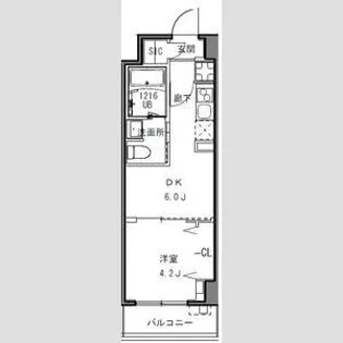 SーRESIDENCE目黒大岡山【3階】の間取り
