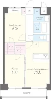 チェスナット 西大島【2階】の間取り
