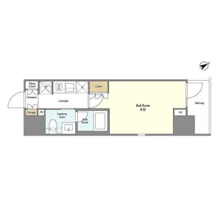 ジオエント門前仲町【11階】の間取り