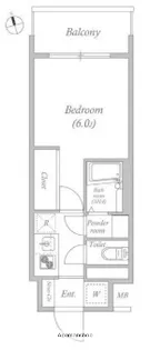 エスタート品川南大井【3階】の間取り