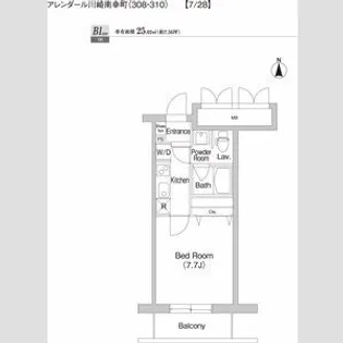 プライムアーバン川崎南幸町【1階】の間取り