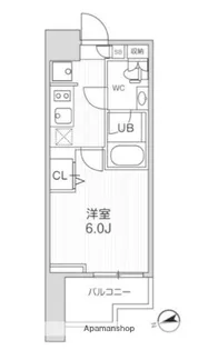 ALTERNA南大井【4階】の間取り
