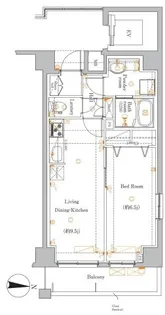 シャルム亀戸【6階】の間取り