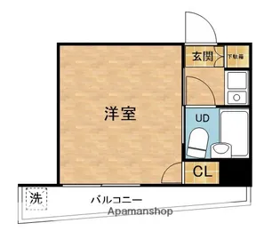 ハイツベルグ上池台【5階】の間取り