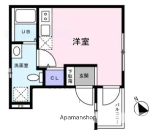 メゾンシエル品川大崎【3階】の間取り