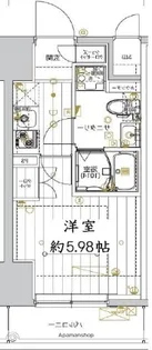 レガリス品川サウス【7階】の間取り