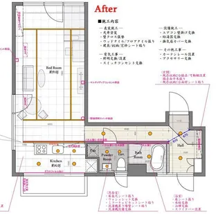 グランカーサ六本木【3階】の間取り