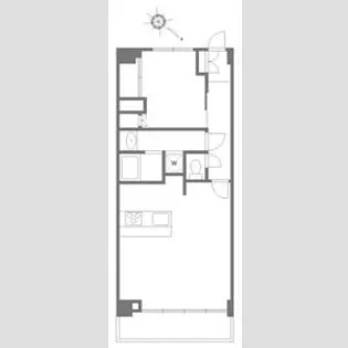 松見坂武蔵野マンション【6階】の間取り