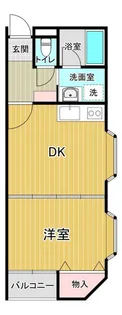 シャトレ山王ビル【3階】の間取り