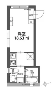 TRESOR蒲田【4階】の間取り
