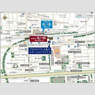 プラウドフラット亀戸ステーションプレイス【14階】の外観