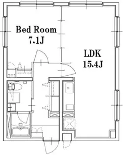 BARK LANE武蔵小山【4階】の間取り