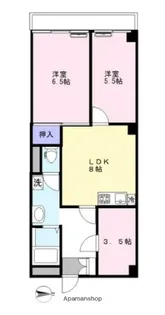 大森ハウス【6階】の間取り