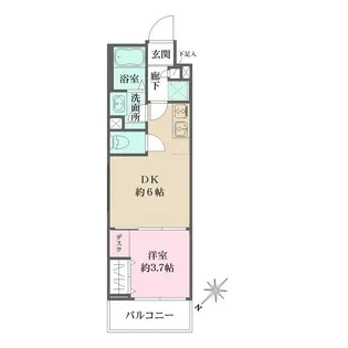 WHARF西馬込【1階】の間取り