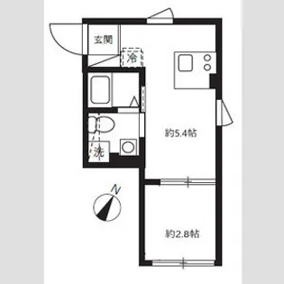 アピチェ田園調布【3階】の間取り
