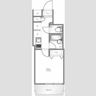 プレール・ドゥーク蒲田Ⅱ【2階】の間取り