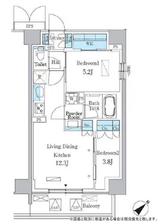 パークアクシス品川南大井パークフロント【2階】の間取り