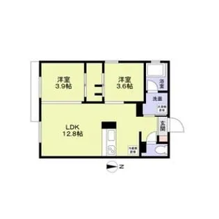 グランクレーア南砂【5階】の間取り