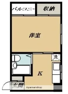 スティルハウスこもり【4階】の間取り