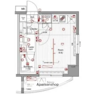 PREMIUM CUBE大森【5階】の間取り