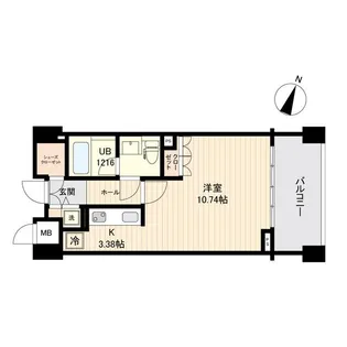 エスティメゾン白金台【4階】の間取り