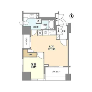 LASANTE麻布十番【9階】の間取り
