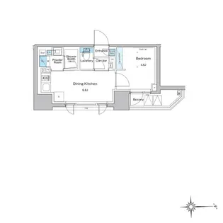 ルフォンプログレ門前仲町プレミア【9階】の間取り