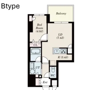 SーRESIDENCE大森BRESA【2階】の間取り