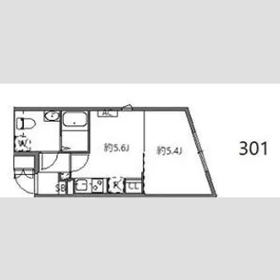 ルオーレ雪が谷大塚【3階】の間取り
