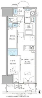 パークアクシス品川天王洲アイル【8階】の間取り