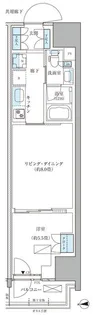 パークアクシス品川天王洲アイル【7階】の間取り
