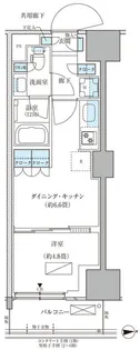 パークアクシス品川天王洲アイル【6階】の間取り