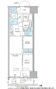パークアクシス品川天王洲アイル【6階】の間取り