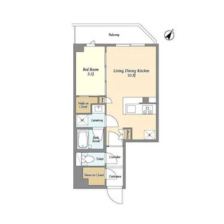 KDXレジデンス田園調布南【1階】の間取り