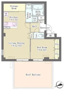 HILL TOP RESIDENCE OSAKI【4階】の間取り