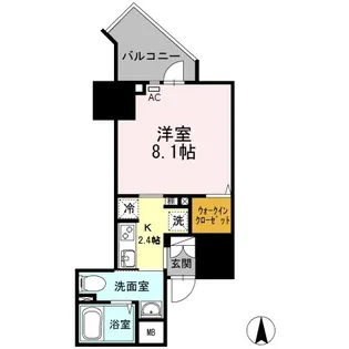 RISING PLACE KAMEIDO【17階】の間取り