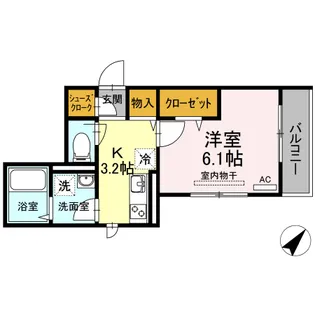 GRACEーT【3階】の間取り