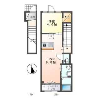AVANCE【2階】の間取り