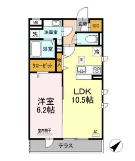 ・ コンティニュエ【1階】の間取り