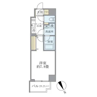 KDXレジデンス浅草【2階】の間取り