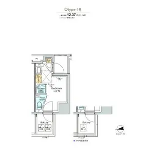 TOMORE品川中延【2階】の間取り
