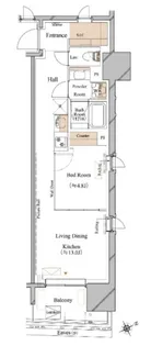 ブランシエスタ浅草蔵前【5階】の間取り