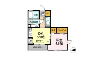セントパール町屋【3階】の間取り