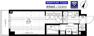 グランドコンシェルジュ大森本町Iアジールコート【8階】の間取り