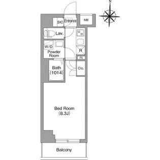 BPRレジデンス大島【6階】の間取り