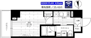 ステージファースト新御徒町Ⅱ【8階】の間取り